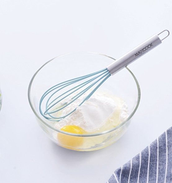 Silicone egg beater